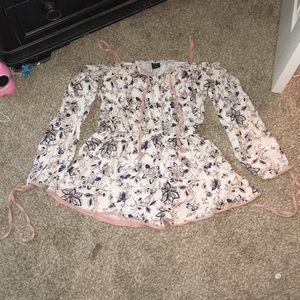 Ethereal romper off shoulder